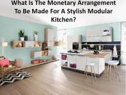 What are the main benefits of a modular kitchen?