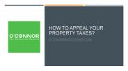 How to appeal your property taxes