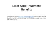Laser Acne Treatment Benefits