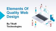 Elements Of Quality Web Design - Tihalt
