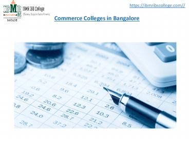 B.Com Colleges in Bangalore - IBMR IBS