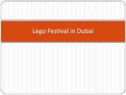 Lego Festival in Dubai
