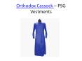 Orthodox Cassock - PSG Vestments (3) PowerPoint PPT Presentation