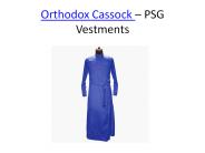 Orthodox Cassock - PSG Vestments (3)