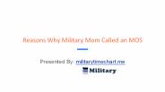 Why Military Mom Called an MOS?
