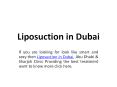 Liposuction in Dubai PowerPoint PPT Presentation