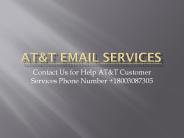ATT EMAIL SERVOCES