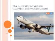 PIA Launches Awareness Campaign Fight Coronavirus