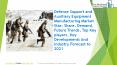 Global Defense Support and Auxiliary Equipment Manufacturing Market Growth And Trends In 2020 PowerPoint PPT Presentation
