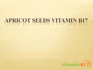 Aprocot seeds vitamin b17