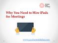 iPad Rental Dubai | iPads for Rental | Air Macbook Repair Dubai PowerPoint PPT Presentation