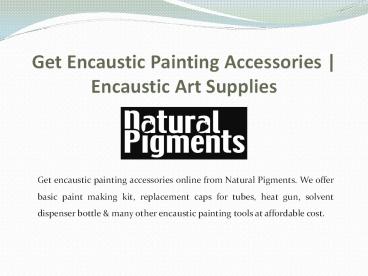 Get Encaustic Painting Accessories | Encaustic Art Supplies