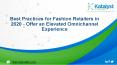 Best Practices for Fashion Retailers in 2020 - Offer an Elevated Omnichannel Experience PowerPoint PPT Presentation