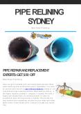 Pipe relining sydney PowerPoint PPT Presentation
