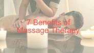 Benefits of Massage Therapy