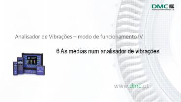 Analisador de Vibrações – modo de funcionamento 4