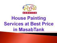House Painting Services at Best Price in Masab Tank