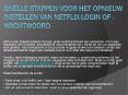 Netflix bellen Nummer een goede online ervaring hebben PowerPoint PPT Presentation
