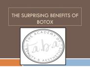 The Surprising Benefits of Botox