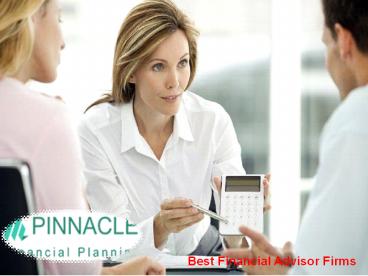 Best financial advisors Company