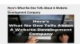 Here’s What No One Tells About A Website Development Company PowerPoint PPT Presentation