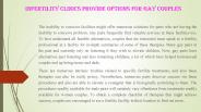 Infertility Clinics Provide Options for Gay Couples