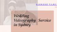 Wedding Videography Service in Sydney