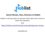 Akshay Kumar Movies List