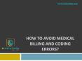 How to Avoid Medical Billing and Coding Errors? PowerPoint PPT Presentation