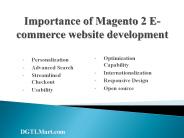 Importance of Magento 2 E-commerce website development