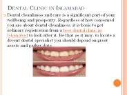 Dental Clinic in Islamabad