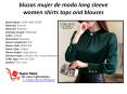 blusas mujer de moda long sleeve women shirts tops and blouses PowerPoint PPT Presentation