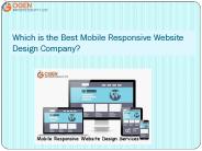 Which is the Best Mobile Responsive Website Design Company?
