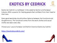 Luxury designer shoes