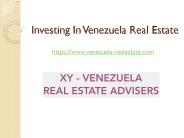 Investing In Venezuela Real Estate