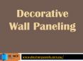 Decorative Wall Paneling PowerPoint PPT Presentation