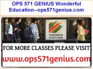 OPS 571 GENIUS Wonderful Education--ops571genius.com