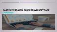 Sabre Integration, Sabre Travel Software PowerPoint PPT Presentation