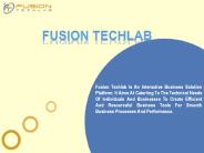 ERP Inventory Management | Software Companies Kolkata | Fusion Techlab