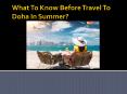 What To Know Before Travel To Doha In Summer? PowerPoint PPT Presentation