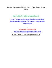 AC 503 Entire Course NEW