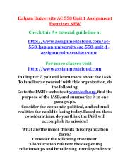 AC 558 Entire Course NEW