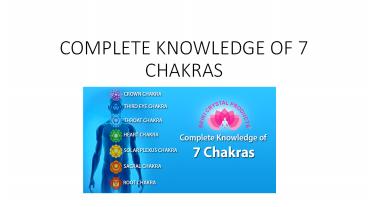 Complete Knowledge of 7 Chakras (1)