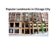 Popular Landmarks in Chicago City