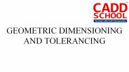 Geometric Dimensioning and Tolerancing |GD&T