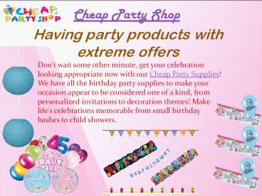 Cheap Party Supplies (1)