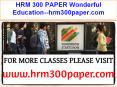 HRM 300 PAPER Wonderful Education--hrm300paper.com PowerPoint PPT Presentation