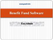 Benefit Fund Software | EasyAdmin