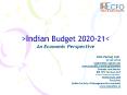 Indian Budget 2020-21