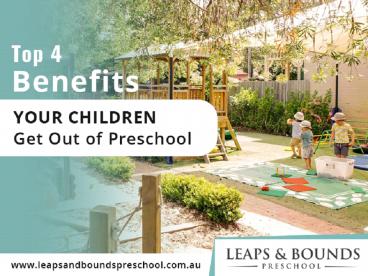 Highgate Childcare Centre - Leaps and Bounds Preschool Highgate